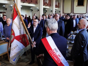 Tomasz Jeziorek złożył przysięgę na sztandar Związku