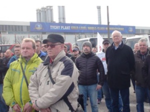 Pracownicy tyskiej fabryki Fiata znów protestowali