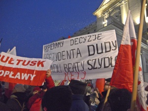 Demonstracja przeciwko destabilizacji kraju przez "obrońców demokracji" [Nasza Fotorelacja]