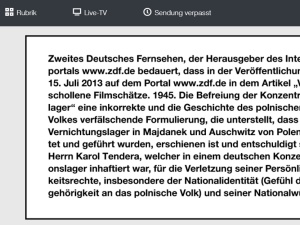 ZDF przeprasza byłego więźnia niemieckiego obozu koncentracyjnego Auschwitz za "polskie obozy"