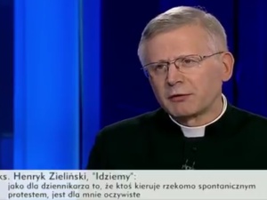 Ks.Henryk Zieliński odpowiada histerykom:Warunkiem mediacji Kościoła jest uznanie Jego autorytetu [video]