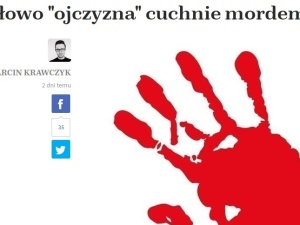 Zdaje się, że pośród "obrońców demokracji" minęła moda na "patriotyzm": "Słowo >ojczyzna< cuchnie mordem"