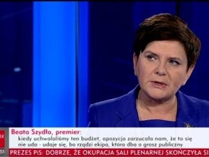 Premier Szydło o Tusku: Kiedy trzeba było Polsce pomagać, jego głosu nie słyszeliśmy. O co mu chodzi?