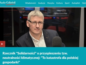 Lewandowski: Neutralność klimatyczna do 2050 roku to katastrofa dla polskiej gospodarki