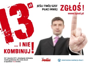 Nie dostajesz 13 zł za godzinę? Wypełnij formularz zgłoszeniowy!