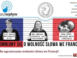 Petycja "Nie dla ograniczania wolności słowa we Francji!"