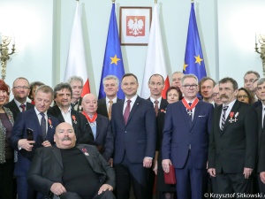 Prezydent odznaczył działaczy Niezależnego Zrzeszenia Studentów