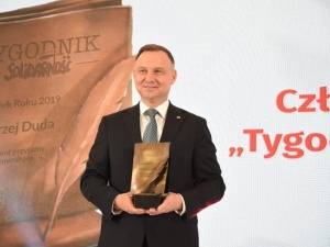 [video] Gala "Człowiek Roku 2019 Tygodnika Solidarność". Laureatem Prezydent Andrzej Duda