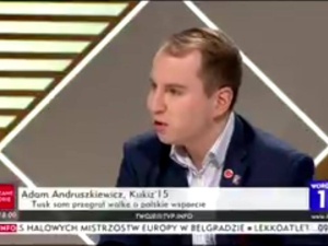 [video] Poseł Adam Andruszkiewicz (K'15): "Tusk sam przegrał walkę o polskie wsparcie"