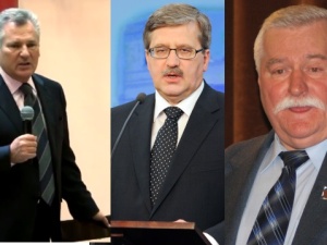 Komorowski, Wałęsa i Kwaśniewski razem apelują o "odpowiedzialną politykę europejską"