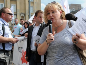 "Solidarność" okupuje Ministerstwo Zdrowia. Maria Ochman: Miał być dialog, a wyszedł protest