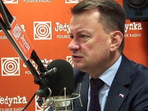 Błaszczak w Polskim Radiu: "Nasz lider, pan premier Jarosław Kaczyński nie zawaha się"