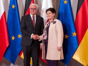 Spotkanie premier Beaty Szydło z prezydentem Niemiec