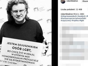 Robert Biedroń też postanowił "pożegnać" Zbigniewa Wodeckiego. Internauci: "Polityczny nekrofil"