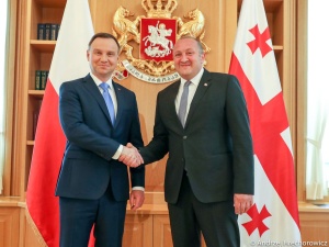 Andrzej Duda w Tbilisi: Lech Kaczyński był wielkim przyjacielem Gruzji