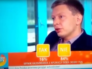 [video] Tomasz Samołyk komentuje miażdżące wyniki sondy n/t imigrantów w TVN. I nie tylko