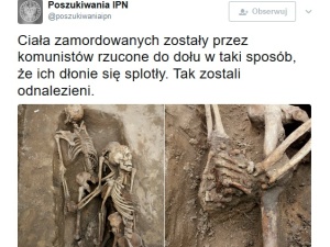 IPN opublikował wzruszające zdjęcie ofiar komunizmu: Ich dłonie splotły się w dole śmierci