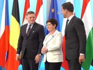 Premier Słowacji Robert Fico w Warszawie: gratuluję premier Beacie Szydło sukcesu polskiej prezydencji