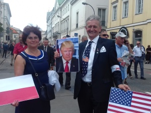 [Nasz Wywiad] Uczestnik spotkania z Trumpem na Pl. Krasińskich: Spełniło się moje marzenie z 1980 roku