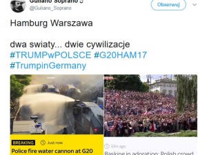 "Witamy w piekle" - protesty w "jądrze Europy". Cały świat porównuje Polskę z Hamburgiem