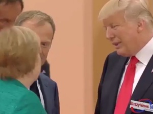 Merkel do Trumpa: Byłoby miło wygłosić taką mowę w Brukseli, nieprawdaż? Dlaczego akurat w Warszawie?