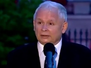 [video] Jarosław Kaczyński na miesięcznicy: Lech Wałęsa? Widocznie nie mają innych autorytetów