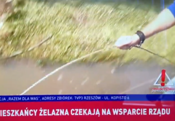 Reporter TVP sprawdzał gołą ręką na wizji czy w kablach płynie prąd [WIDEO]