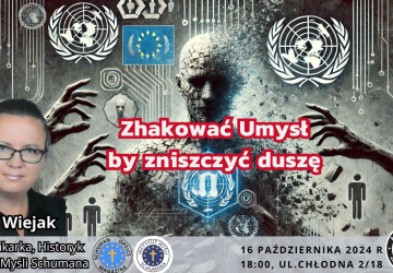 „Zhakować umysł, aby zniszczyć duszę”. Zapraszamy na spotkanie do Agere Contra!