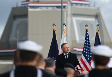 Uroczyste otwarcie bazy w Redzikowie. Prezydent Andrzej Duda zabrał głos 