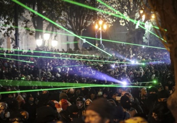 W Gruzji pierwszy raz rozpędzono proeuropejską demonstrację 