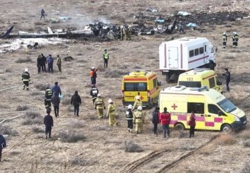 Samolot pasażerski rozbił się w pobliżu lotniska w Kazachstanie