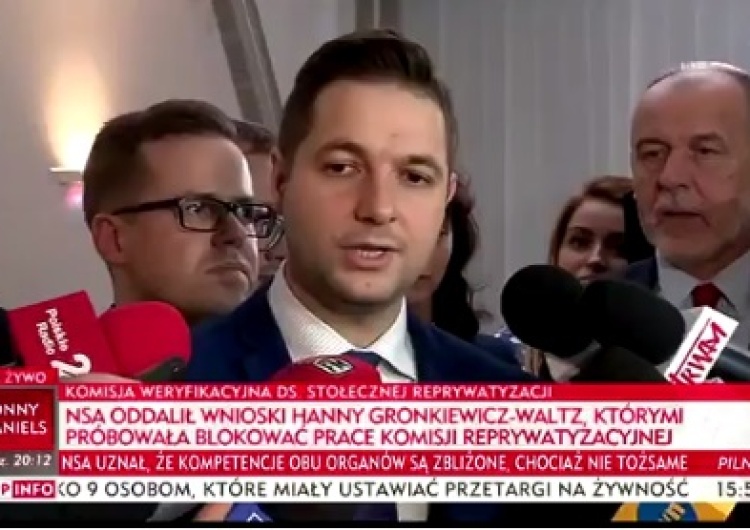 zrzut ekranu [video] Patryk Jaki: w ciągu dwóch miesięcy zwróciliśmy skarbowi państwa majątek wart ok. pół mld zł