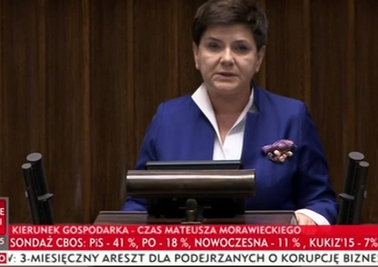 zrzut ekranu [NOWY SONDAŻ] Poparcie dla PiS nadal wysokie, ale spadło