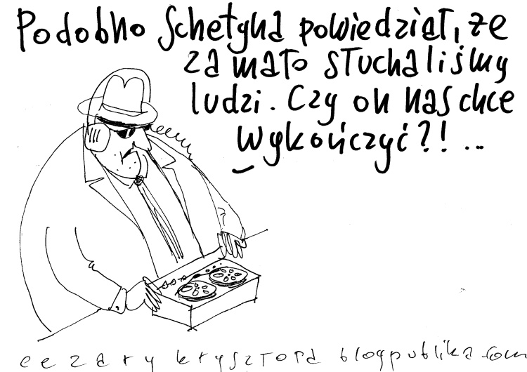 Cezary Krysztopa "Schetyna chce nas wykończyć" Nowy rysunek Krysztopy. Oceń, skomentuj, hejtuj bez litości