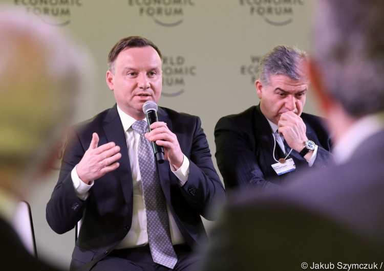  [video] Prezydent Andrzej Duda w Davos: Zachęcam do inwestowania w Polsce. Polska jest krajem bezpiecznym