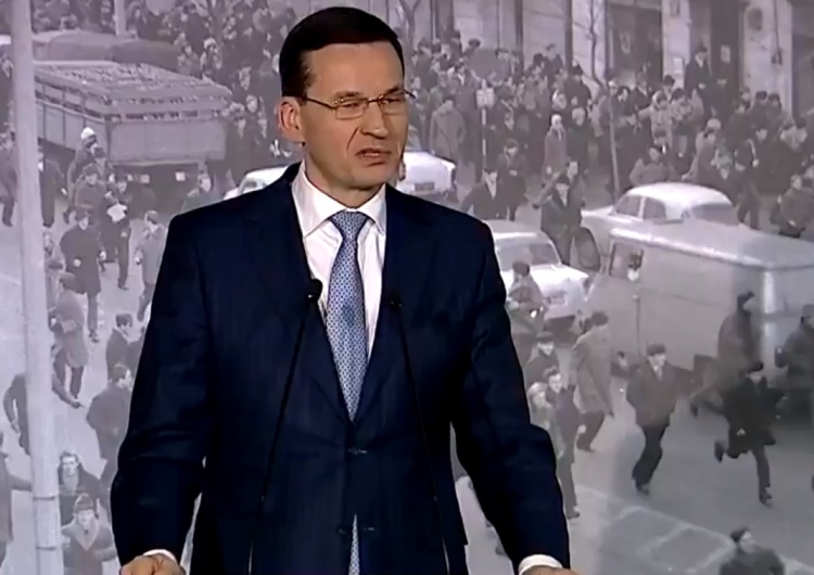  [video] Mateusz Morawiecki: Marzec '68 dla Polaków walczących o wolność powinien być powodem do dumy