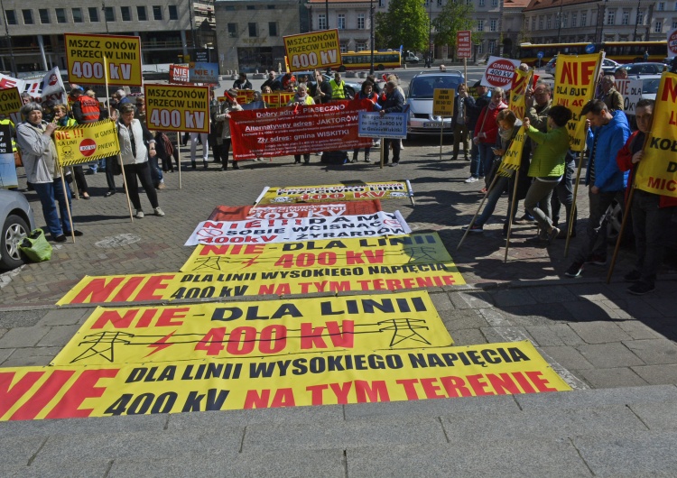 Tomasz Gutry Protest przeciwko „autostradzie energetycznej”