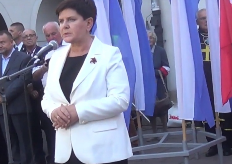  [video] 38. Rocznica Solidarności w Krakowie. Beata Szydło: "S" dała Polsce wolność