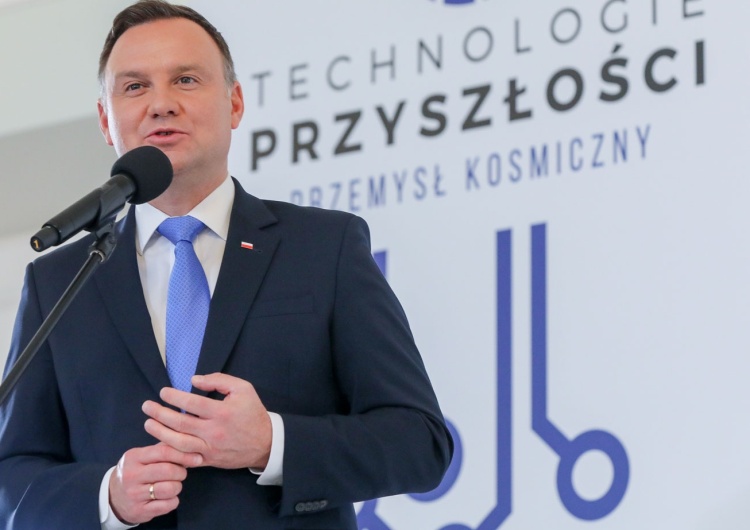 Jakub Szymczuk [Wideo] Andrzej Duda: "Chcemy, żeby Polska stanowiła 3% obrotu globalnego rynku kosmicznego"