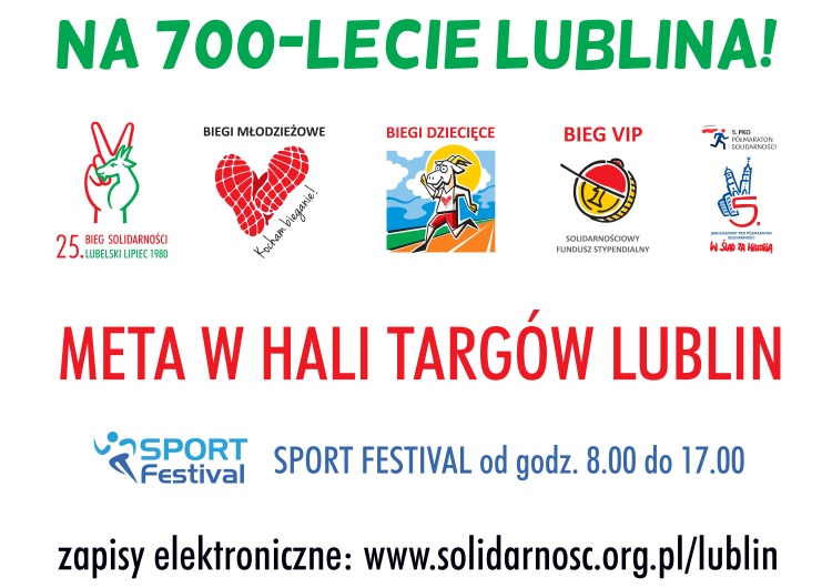  25. Bieg Solidarności „Lubelski Lipiec 1980” i 5. PKO Półmaraton Solidarności