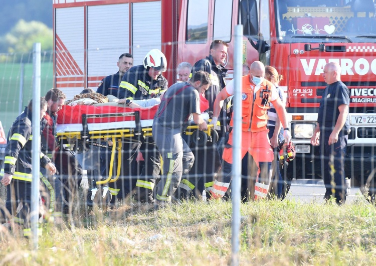 Zdjęcie z miejsca wypadku polskiego autokaru Tragiczny wypadek podczas pielgrzymki do Medjugorie. Zapadł wyrok