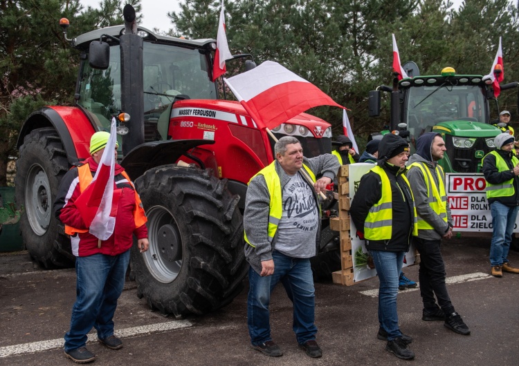 Protesty rolników, zdjęcie poglądowe Ukraińcy na polskiej granicy: 