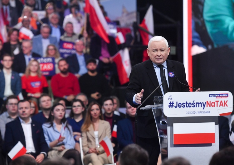 Jarosław Kaczyński Kaczyński: Jesteśmy na 