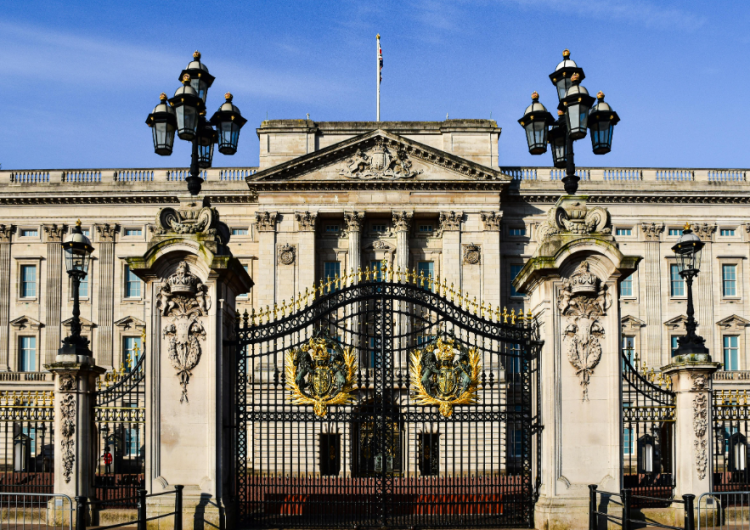  AXP Photography Szok w Wielkiej Brytanii. Samochodem wjechał w bramę Pałacu Buckingham [WIDEO] 
