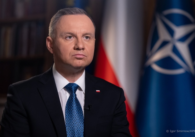 Andrzej Duda Prezydent Duda: Rosja może być w stanie zaatakować NATO już w 2026-27 roku