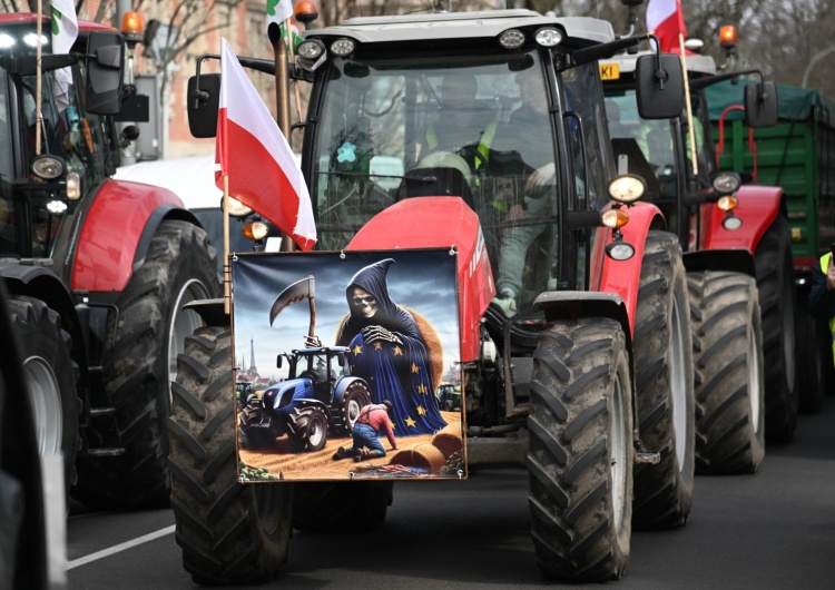 Protesty rolników, zdjęcie poglądowe „To, co robi rząd, to sabotaż gospodarczy, sabotaż państwa”