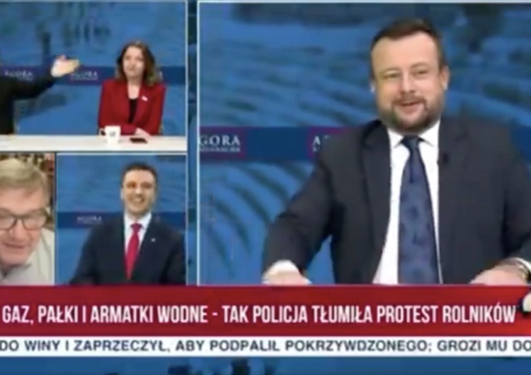 Kadr z programu Telewizji Republika Co oznacza odpolitycznienie prokuratury według posła KO? Wszyscy w studio wybuchli śmiechem