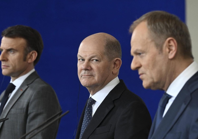 Emmanuel Macron, Olaf Scholz, Donald Tusk Niemcy, Francja i Polska mają wesprzeć finansowo Mołdawię