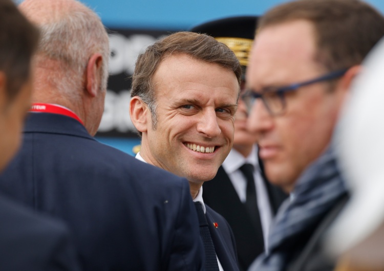 Emmanuel Macron Politico: Francja europejskim liderem zakupów gazu skroplonego z Rosji