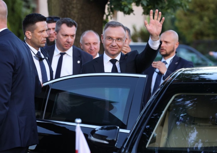 Andrzej Duda w Wielkopolsce Atak na kolumnę prezydenta Dudy. Zatrzymano 39-latka
